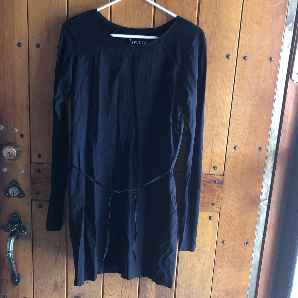 Kowtow Peacetime Dress in Black